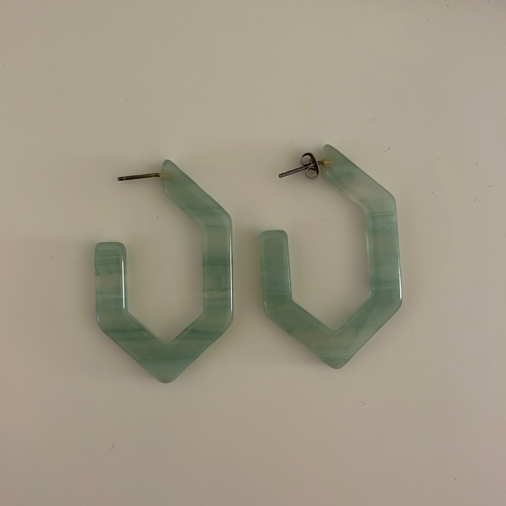 Madewell Jade Green Earrings